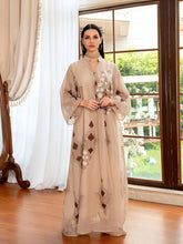 Charger l&#39;image dans la galerie, Elegant Beige Kaftan Abbaya