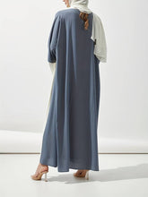 Charger l&#39;image dans la galerie, Long Sleeve Abbaya , Elegant Loose Maxi Length