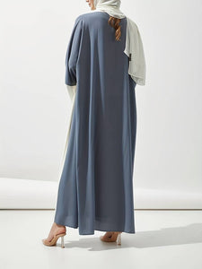 Long Sleeve Abbaya , Elegant Loose Maxi Length