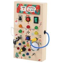 Cargar imagen en el visor de la galería, Children&#39;s Wooden Busy Board Switch Lights Circuit Board