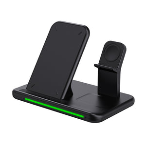 15W Four-in-one Wireless Charger 12 Mobile Charger Watch Three-in-one