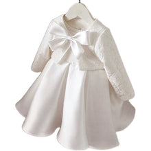 Charger l'image dans la galerie, Summer Women's Lace Long Sleeve Bowknot Dress And Coat