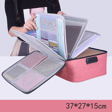 Cargar imagen en el visor de la galería, Credential Storage Bag Office Large-Capacity Multi-Function File Bill Folder