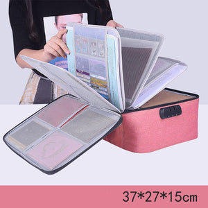 Credential Storage Bag Office Large-Capacity Multi-Function File Bill Folder