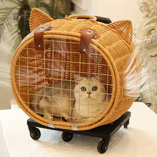 Charger l&#39;image dans la galerie, Portable PET Trolley Woven Luggage cat supplies