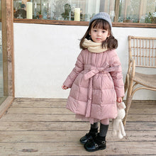 Cargar imagen en el visor de la galería, Children&#39;s Winter Clothes Little Girl&#39;s Mid-length Coat