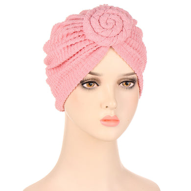 Snail Crumpled Turban Hat Multicolor Fashion