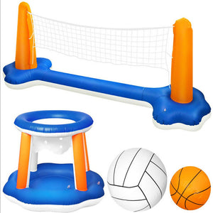 Water Volleyball Rack, Inflatable Basketball, Swimming Pool, Beach Water Games, Water Raft Ball