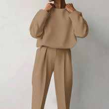 Charger l'image dans la galerie, Loose Solid Color Long Sleeve Casual Two-piece Set