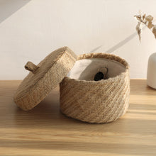 Charger l&#39;image dans la galerie, Home Creative Desktop Storage Basket With Lid