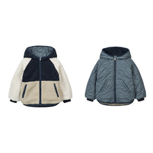 Cargar imagen en el visor de la galería, Children&#39;s Double-sided Wear Hooded Cotton Coat Jacket