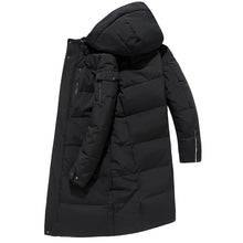 Laden Sie das Bild in den Galerie-Viewer, Long padded down jacket for men