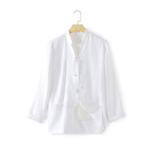 Charger l&#39;image dans la galerie, Samo Zaen Linen Shirt Chinese-style Loose Men