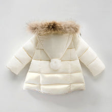 Cargar imagen en el visor de la galería, 1 year old baby girl&#39;s hand-stuffed cotton coat