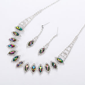 Japanese and Korean Bride Necklace and Earring Set