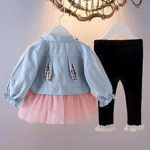 Cargar imagen en el visor de la galería, Children&#39;s autumn long sleeve three-piece suit