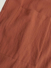 Cargar imagen en el visor de la galería, Cotton Men Solid Color Long Sleeve Thobe