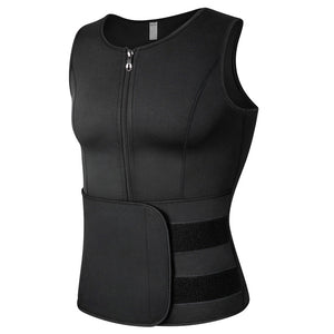 Men Sweat Vest Sauna Suit Waist Trainer Sport Vest For Weight Loss