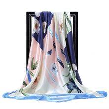 Charger l&#39;image dans la galerie, Large Square Scarf Simulation Silk Scarf Shawl All-match Scarf Scarf