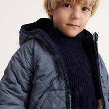 Cargar imagen en el visor de la galería, Children&#39;s Double-sided Wear Hooded Cotton Coat Jacket