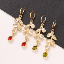 Charger l&#39;image dans la galerie, Fashion Simple Leaf-shaped Earring Female Creative