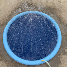 Cargar imagen en el visor de la galería, Non-Slip Splash Pad For Kids And Pet Dog Pool Summer Outdoor Water Toys Fun Backyard Fountain Play Mat