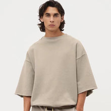 Cargar imagen en el visor de la galería, Mens Fashion Casual Solid Colour Fleece Sweatshirt