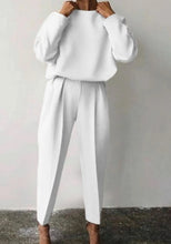 Charger l'image dans la galerie, Loose Solid Color Long Sleeve Casual Two-piece Set