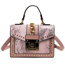 Cargar imagen en el visor de la galería, Luxury Fashion snake pattern handbag for women Purse