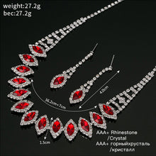 Charger l&#39;image dans la galerie, Japanese and Korean Bride Necklace and Earring Set