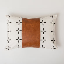 Cargar imagen en el visor de la galería, Light Luxury Bohemian Leather And Cotton Sofa Cushion Cover Car Pillow Cover