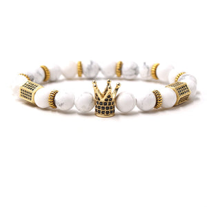 Micro-set zircon crown bracelet