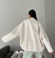 Charger l'image dans la galerie, Loose Casual European And American Style Stand Collar Large Pocket Solid Color Women's Coat