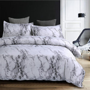 Pillowcase home textile bedding four-piece marble