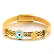 Charger l&#39;image dans la galerie, Blue Eye Stainless Steel Lucky Bracelet