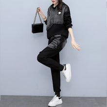 Load image into Gallery viewer, Women&#39;s Hooded Long Sleeve Two-piece Suit