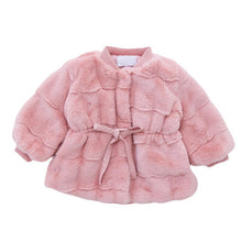 Cargar imagen en el visor de la galería, Fashion New Style Fur For Little Girl Mink Fluffy Kids Coat