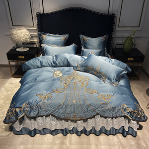 European-style Bed Linen, Bed Cover Light Luxury Style Four-piece Suit