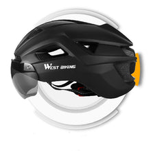 Cargar imagen en el visor de la galería, Cycling Helmet Integrated With Goggles Helmet Mountain Road bicycle Helmet Equipment