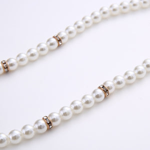 Angel Wing Pearl Necklace Earring Set for Occasions