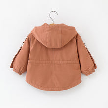 Cargar imagen en el visor de la galería, Children&#39;s European And American Solid Color Trench Coat