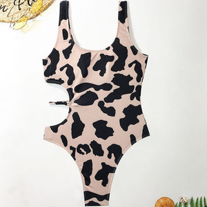 Japanese Fashion Swimwear Bikini One Piece Conservative Swimsuit Ladies