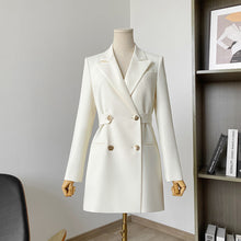 Cargar imagen en el visor de la galería, Women&#39;s Waist Slimming Small Suit Jacket white or black