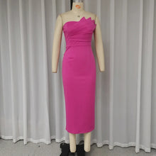 Charger l'image dans la galerie, Women's Fashion Pleated Slim Tube Top Dress