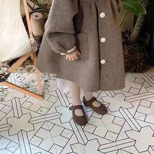 Laden Sie das Bild in den Galerie-Viewer, Doll Collar Mid-length Girls&#39; Woolen Winter Winter New Coat