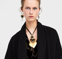 Charger l&#39;image dans la galerie, Exaggerated oil drop earring necklace set for occasions