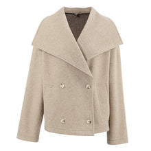 Load image into Gallery viewer, Solid Color Long-sleeved Woolen Coat