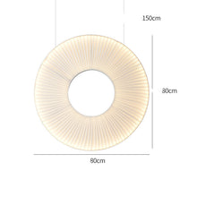 Load image into Gallery viewer, Pleated Chandeliers Japanese Designer Creative Dining Room Bedroom