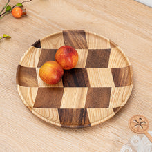 Load image into Gallery viewer, Wooden Round Cake Board