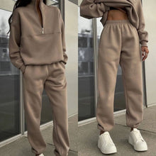 Charger l&#39;image dans la galerie, All-matching Thickened Long-sleeved Sweater And Trousers Sport Two-piece Set